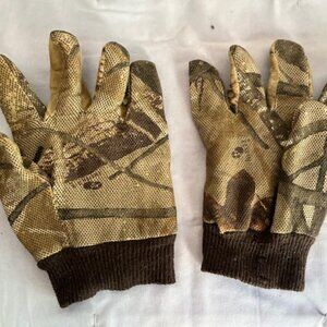 2 pair of camouflage hunting gloves, lightweight for Spring Fall Turkey / Deer